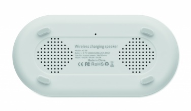 Logo trade promotional merchandise picture of: 15W wireless charging speaker